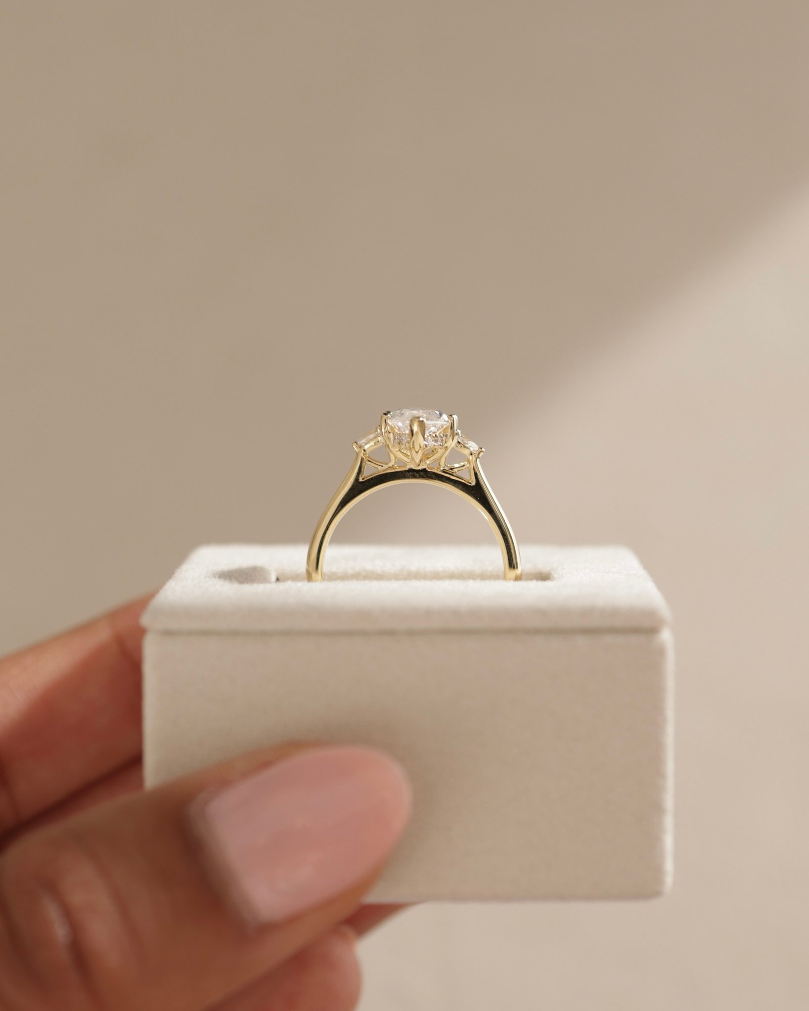 Hannah  Marquise Trilogy with Hidden Halo Lifestyle Image