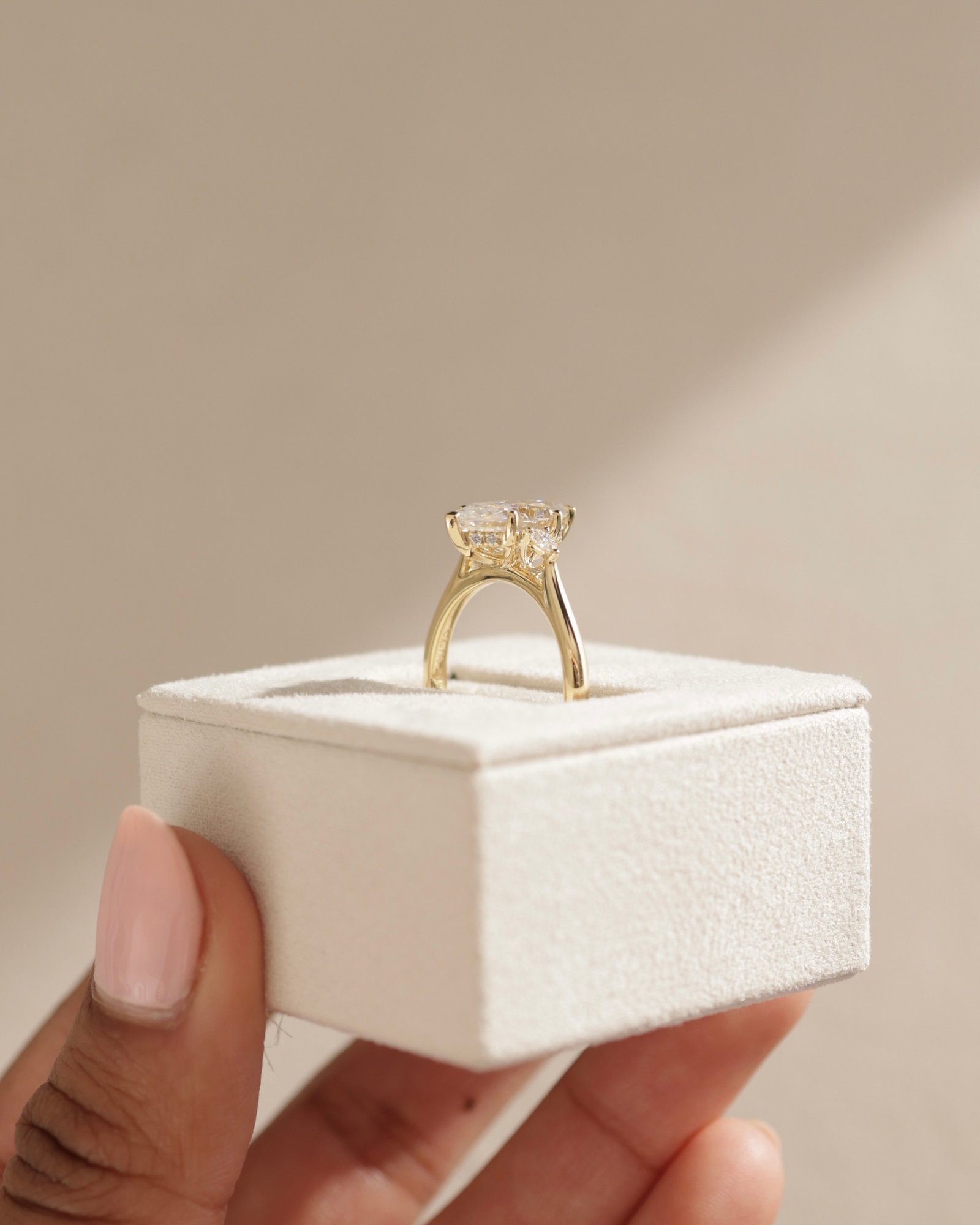 Hannah  Marquise Trilogy with Hidden Halo Lifestyle Image