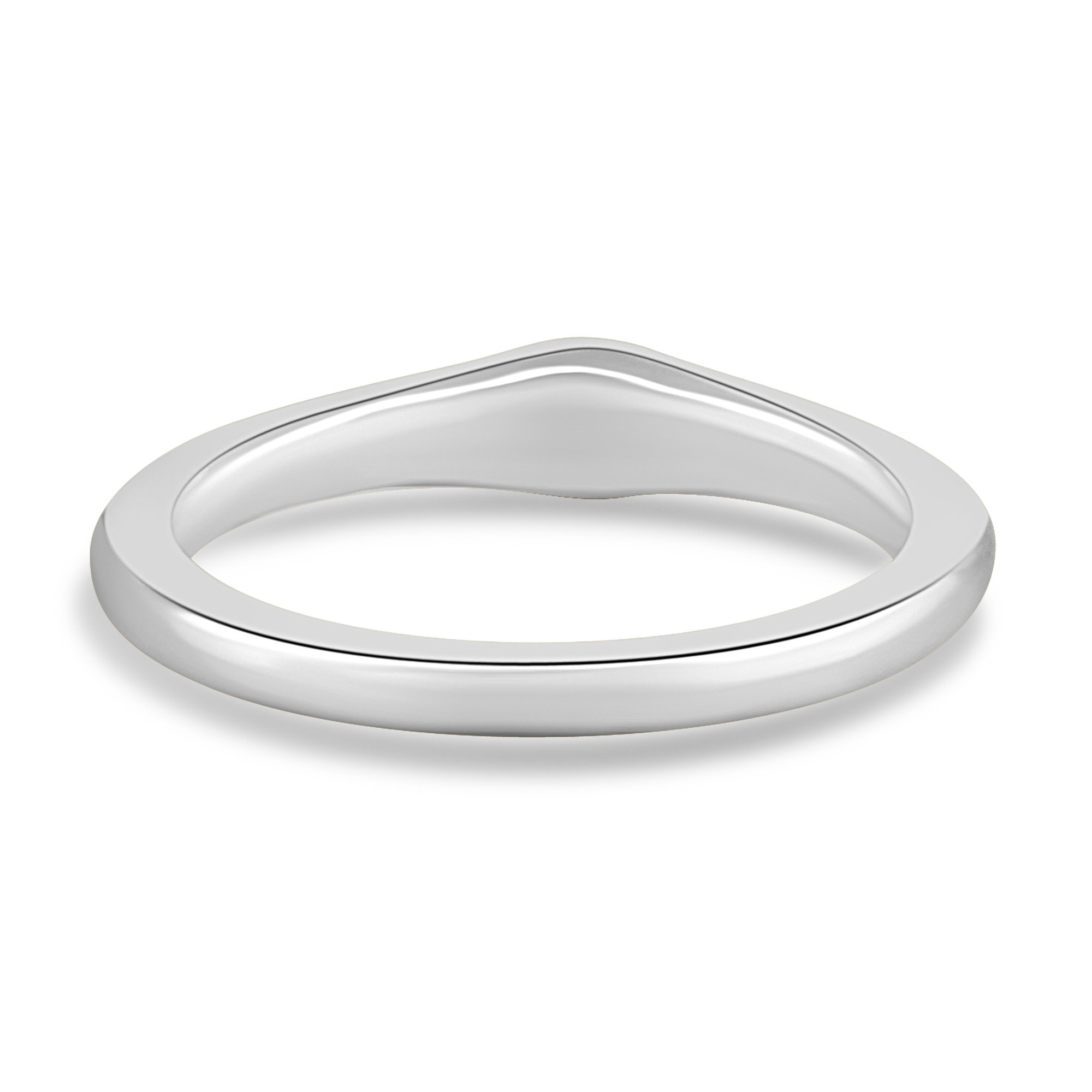 Initial Signet Ring - Platinum None