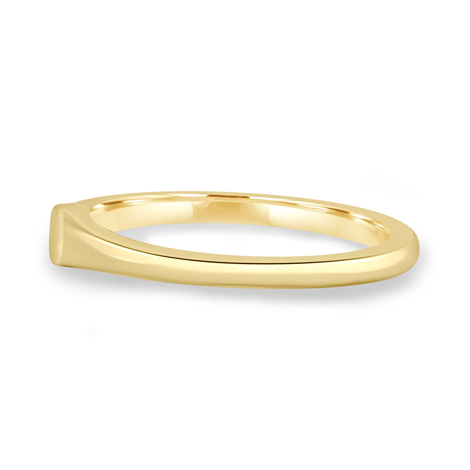 Initial Signet Ring - 18k Yellow Gold None