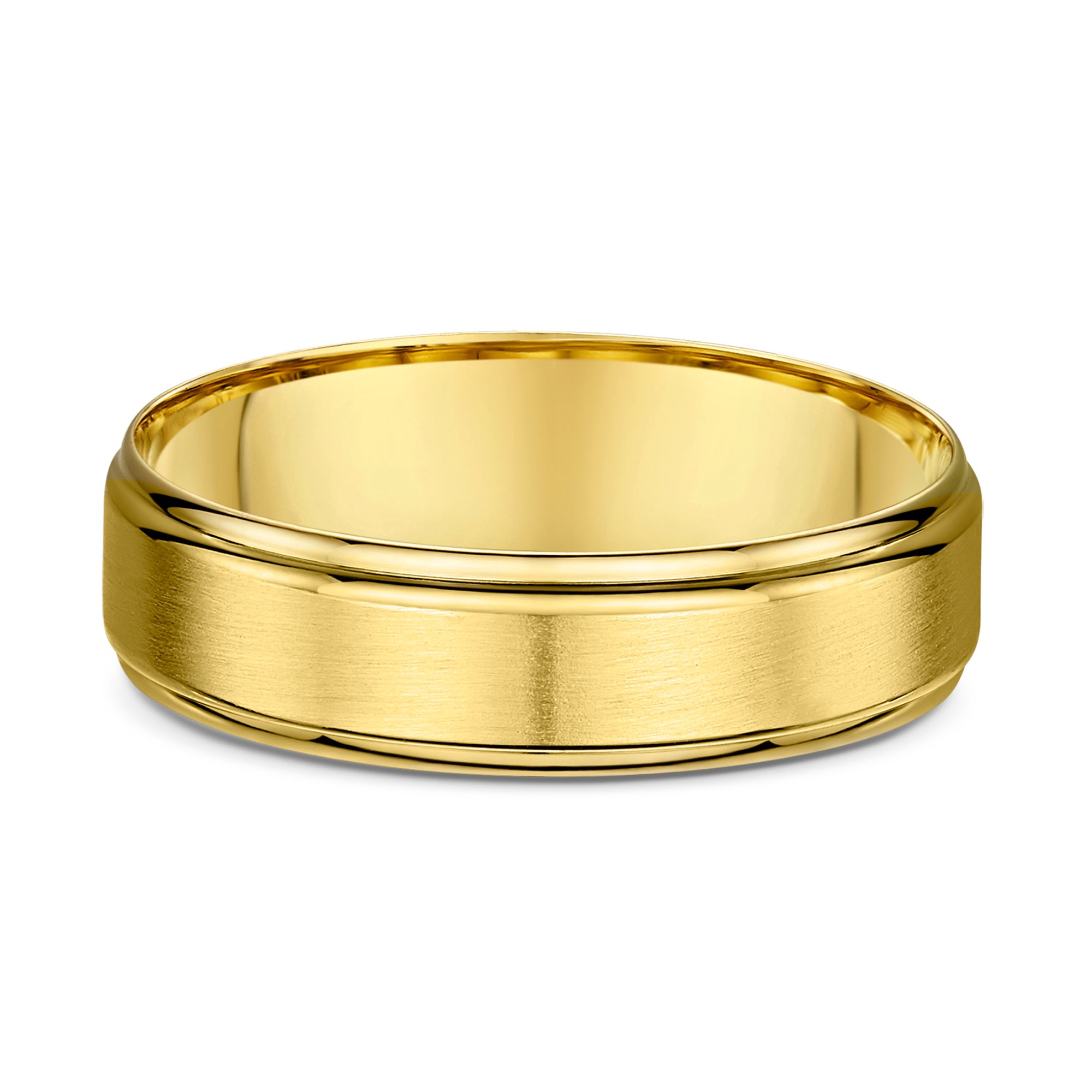 Isaiah Mens Wedding Ring - 9k Yellow Gold