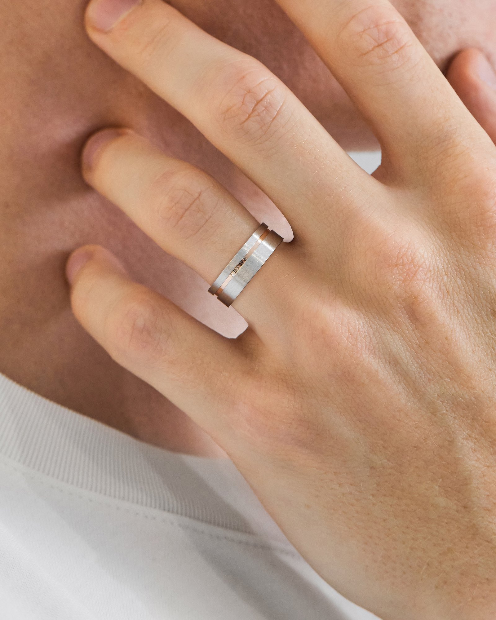 Jack Mens Wedding Ring Lifestyle Image