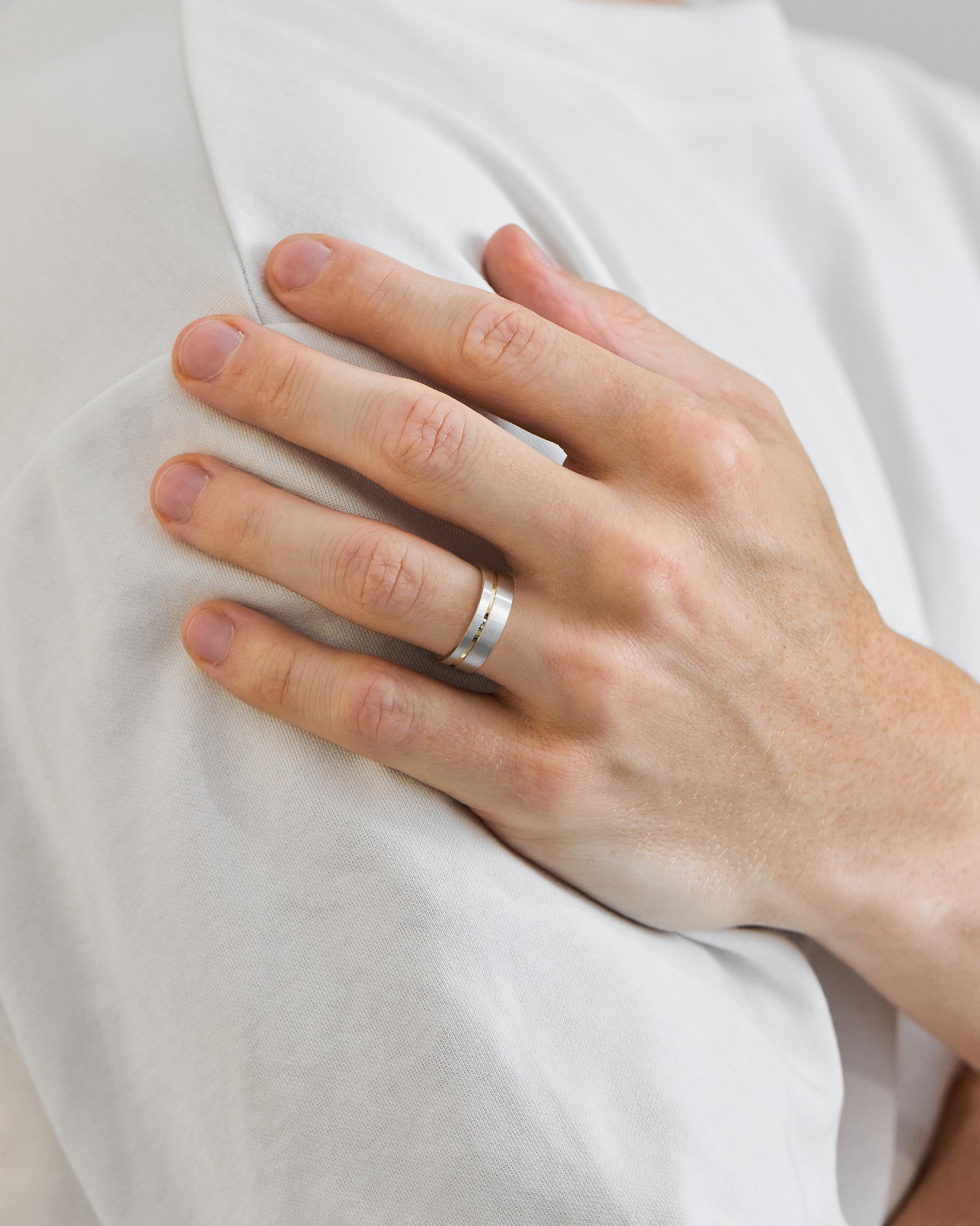 Jack Mens Wedding Ring Lifestyle Image