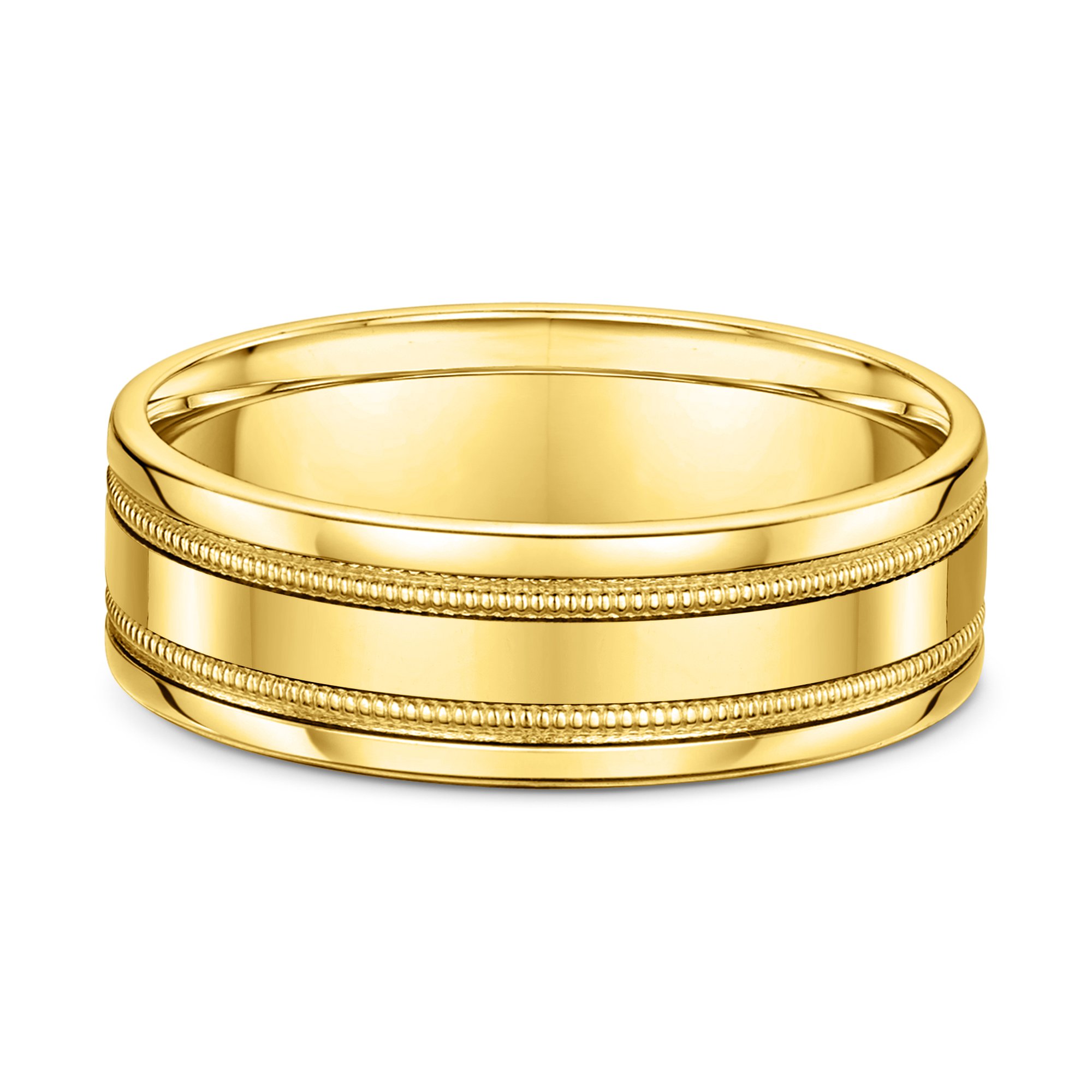 James Mens Wedding Ring - 9k Yellow Gold
