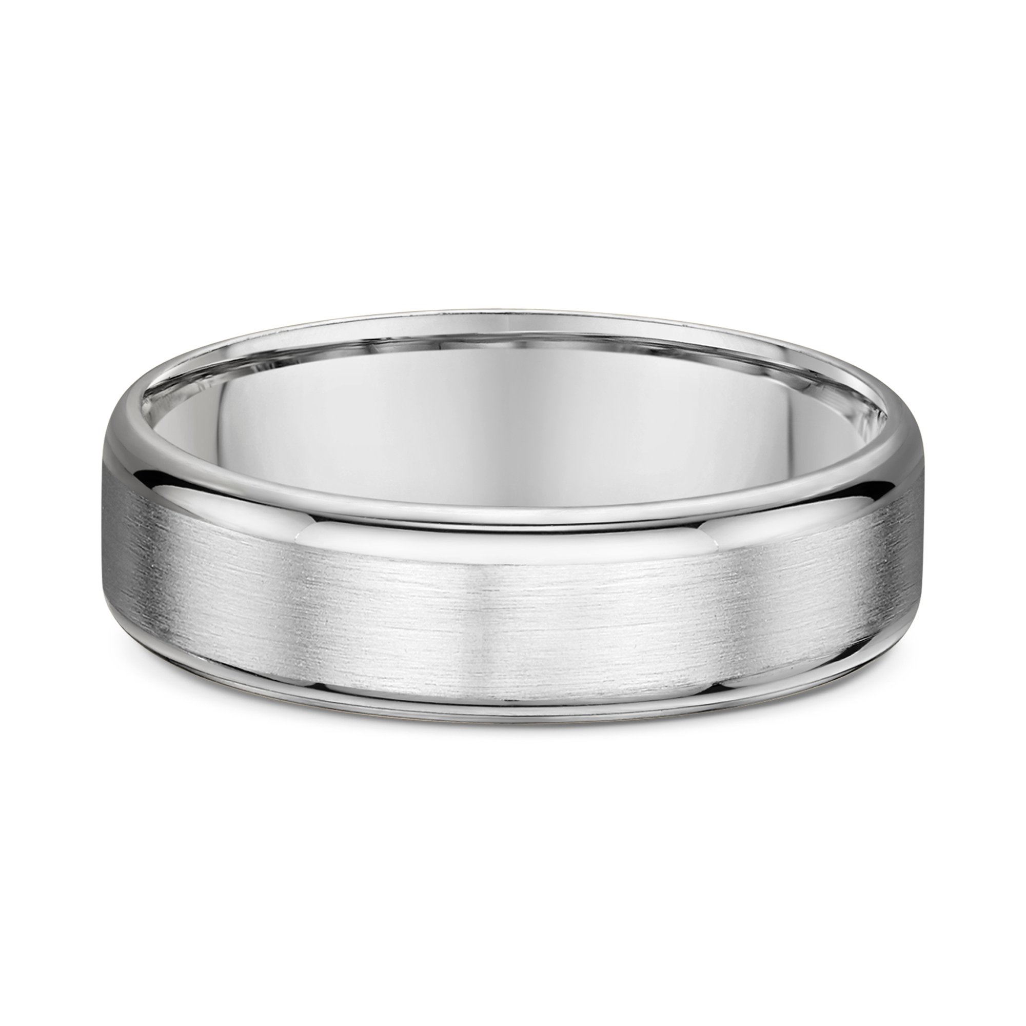 Jason Mens Wedding Ring - 9k White Gold