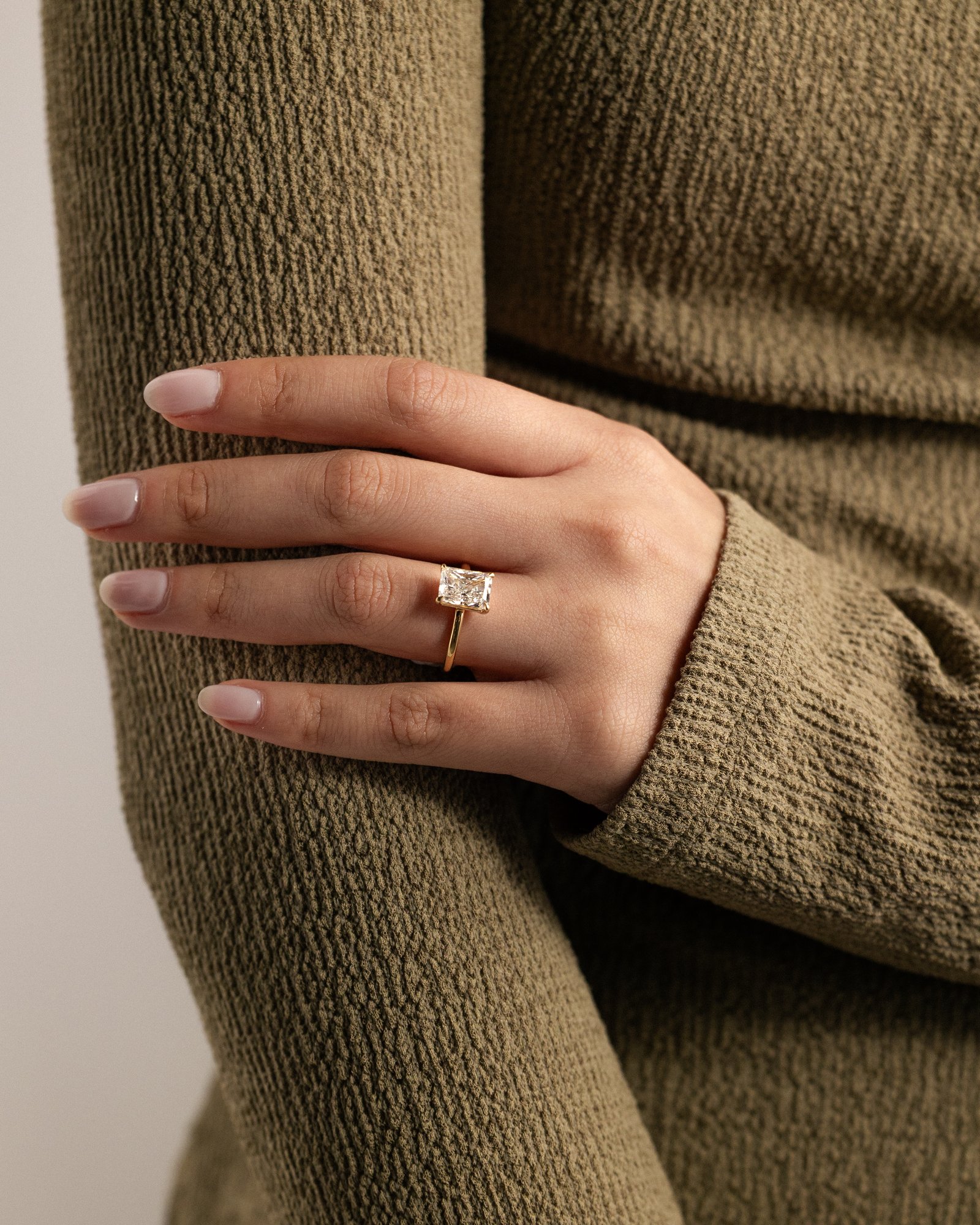 Judy - Radiant Solitaire Lifestyle Image