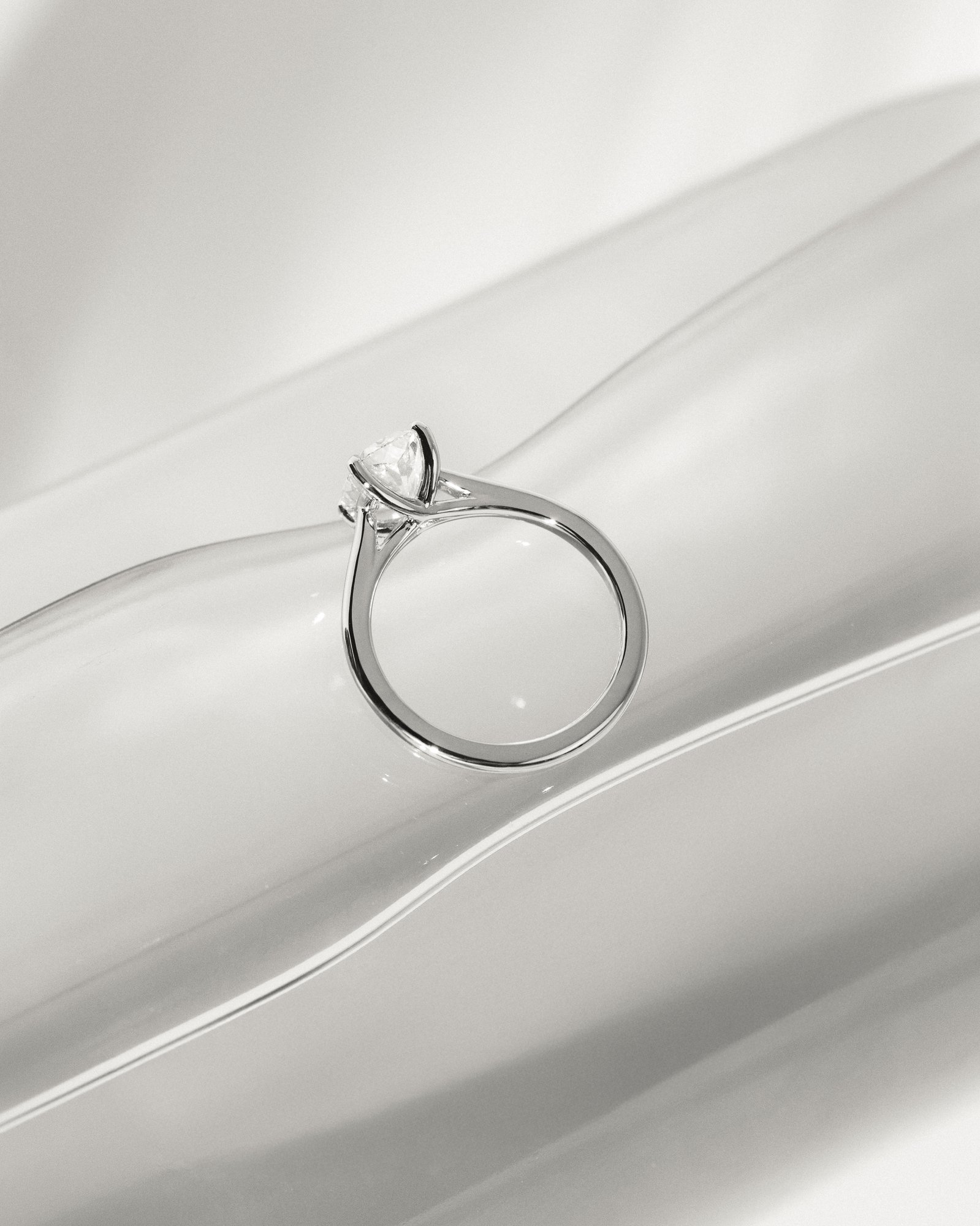 Kelsey - Trellis Elongated Cushion Solitaire Lifestyle Image