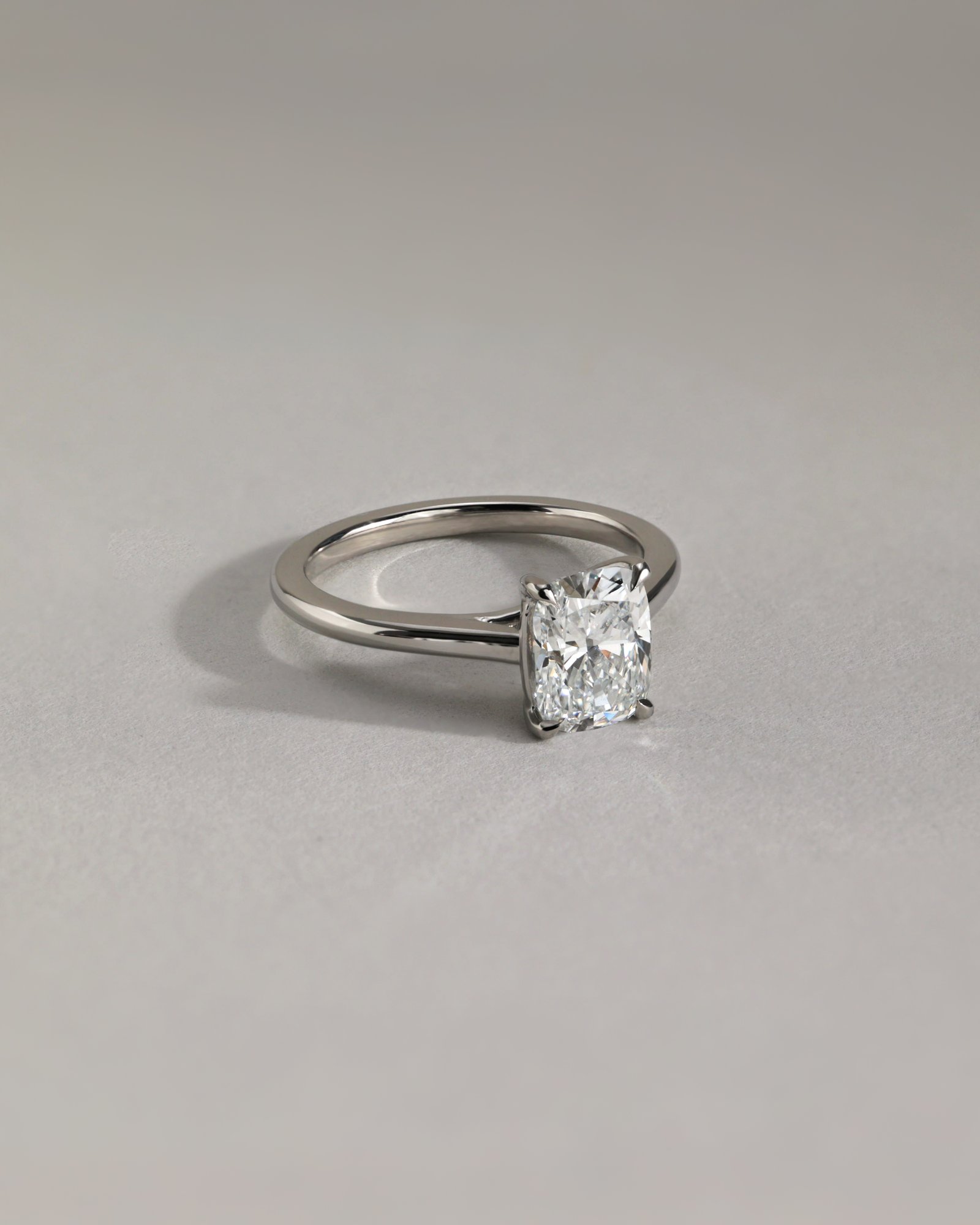 Kelsey - Trellis Elongated Cushion Solitaire Lifestyle Image