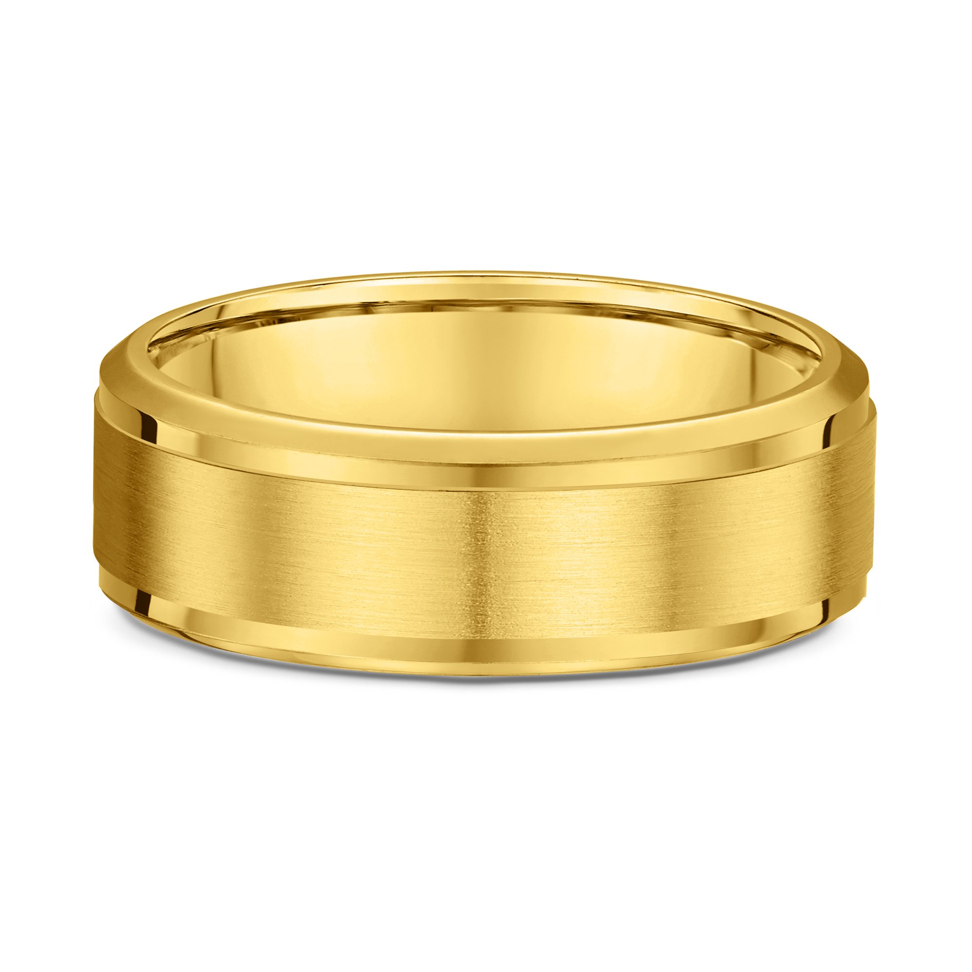 Lachlan Mens Wedding Ring - 9k Yellow Gold