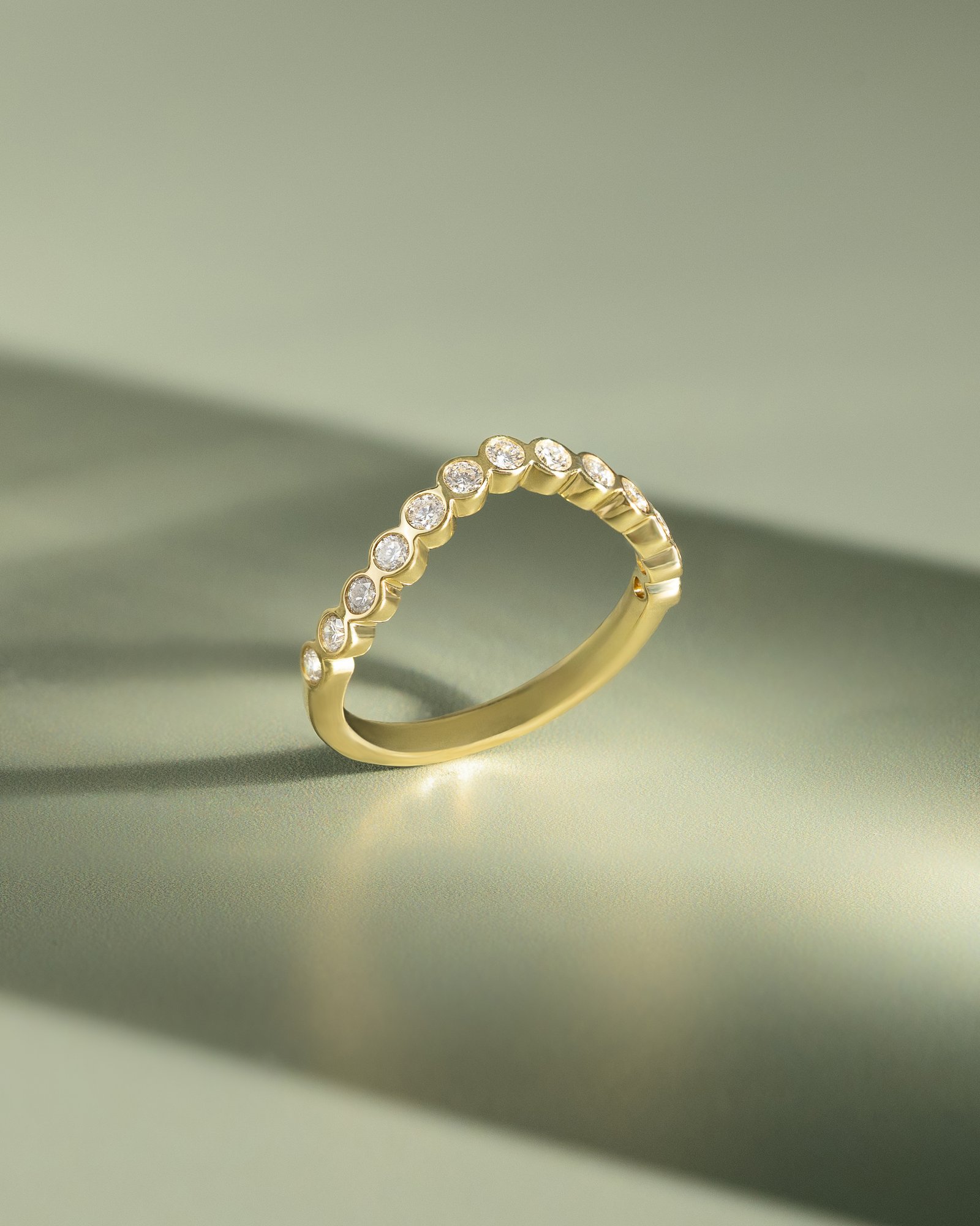 Laurie - Petite Bezel Ring Lifestyle Image