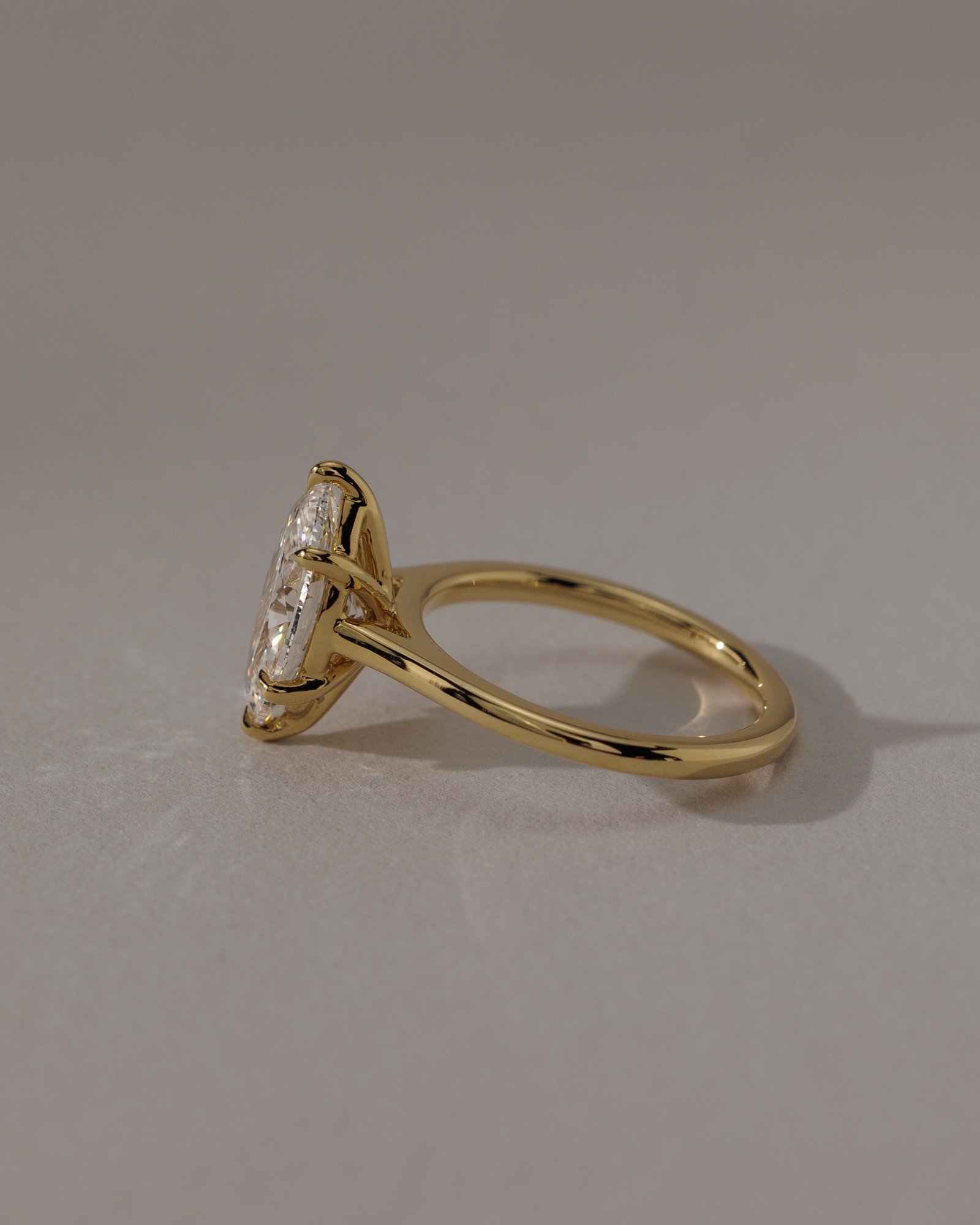 Leila - 6 Claw Marquise Solitaire Lifestyle Image