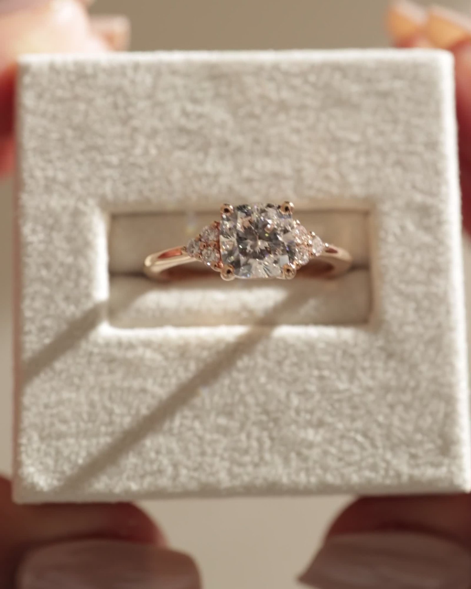 Lena - Cushion with Round Accent Stones Lifestyle Image