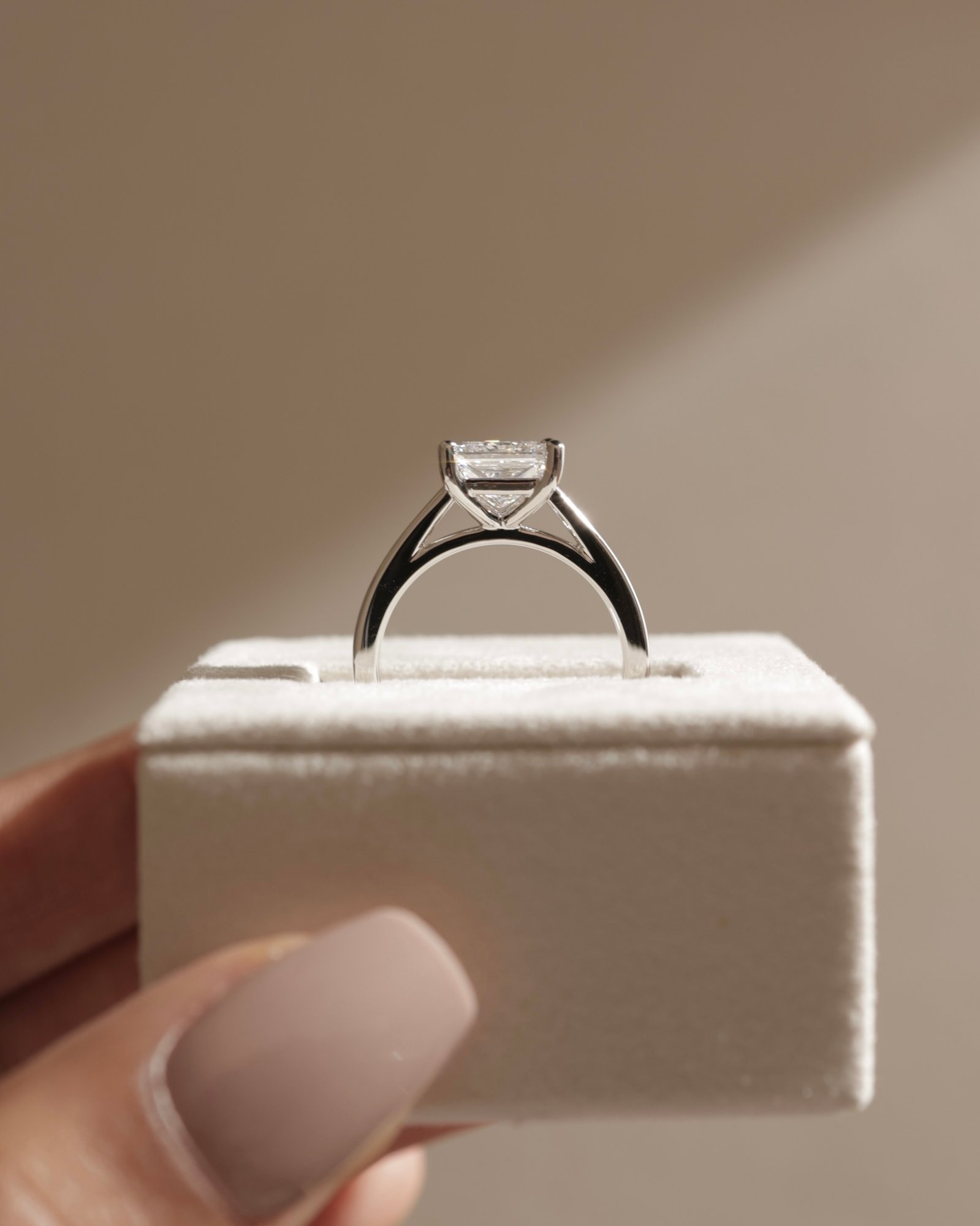 Lilith - 4 Claw Princess Solitaire Lifestyle Image