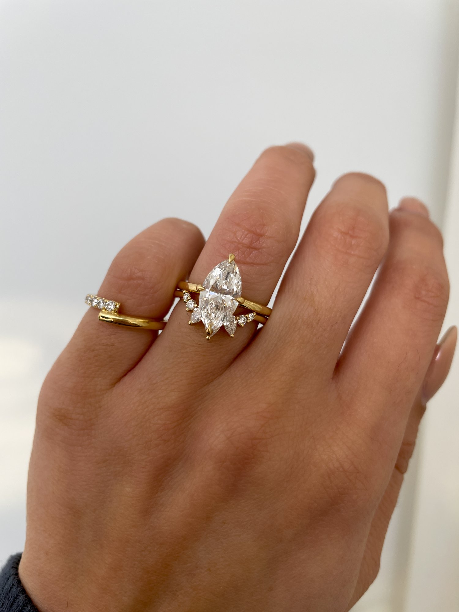 May - Accent Stones Curved Band Lifestyle Image