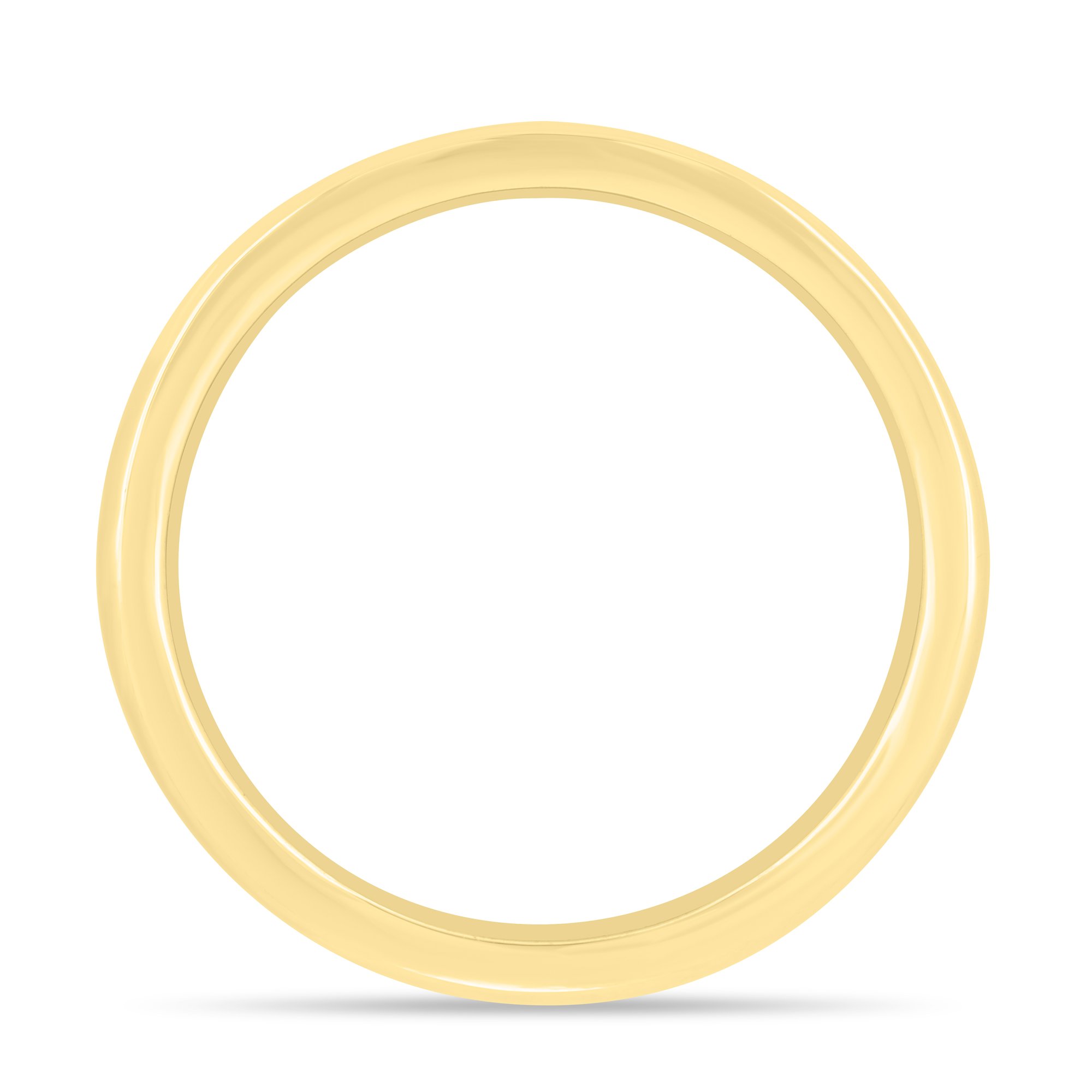 Miranda - Channel Set Wedding Ring - 18k Yellow Gold