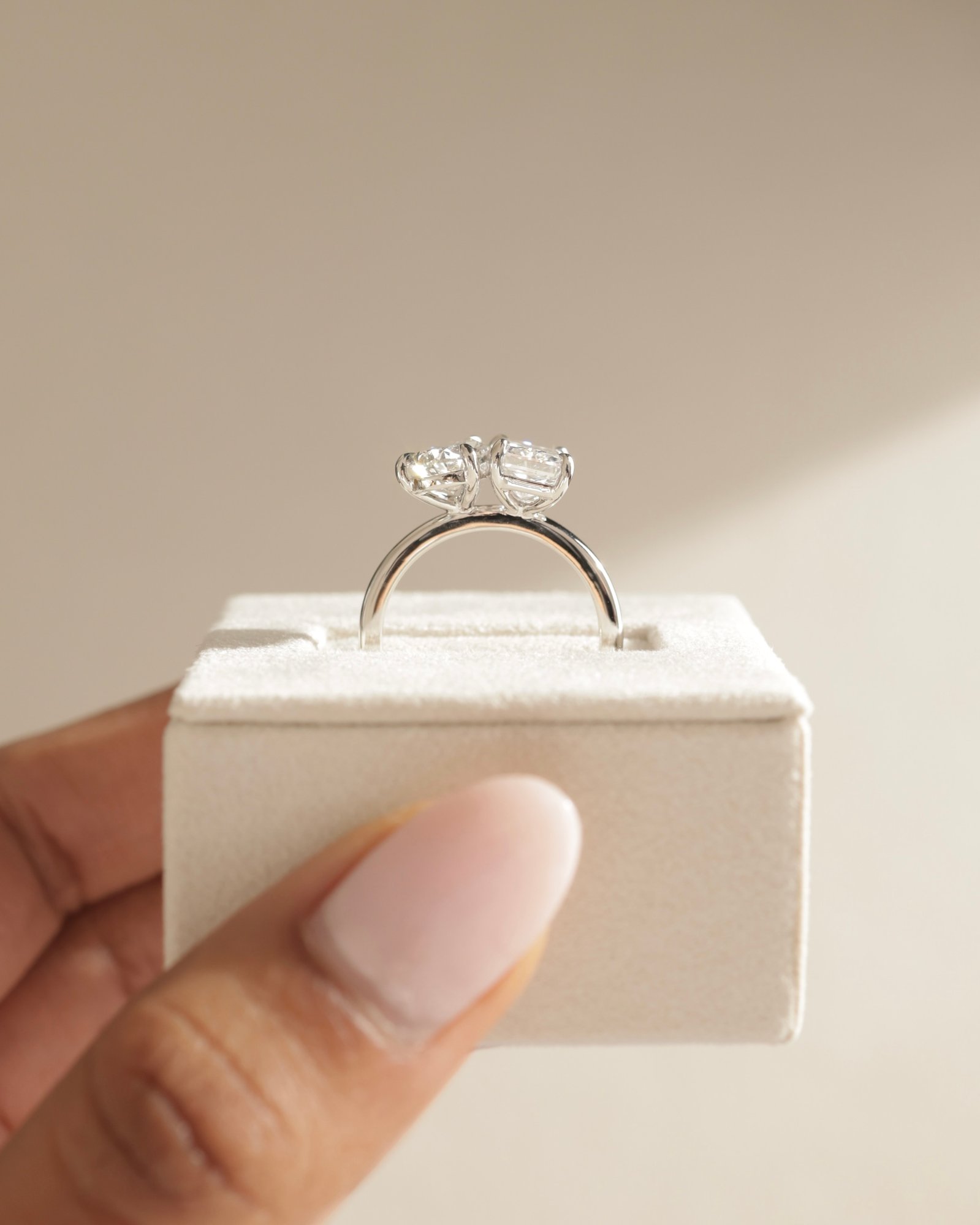 Morgan - Pear and Radiant Toi Et Moi Lifestyle Image