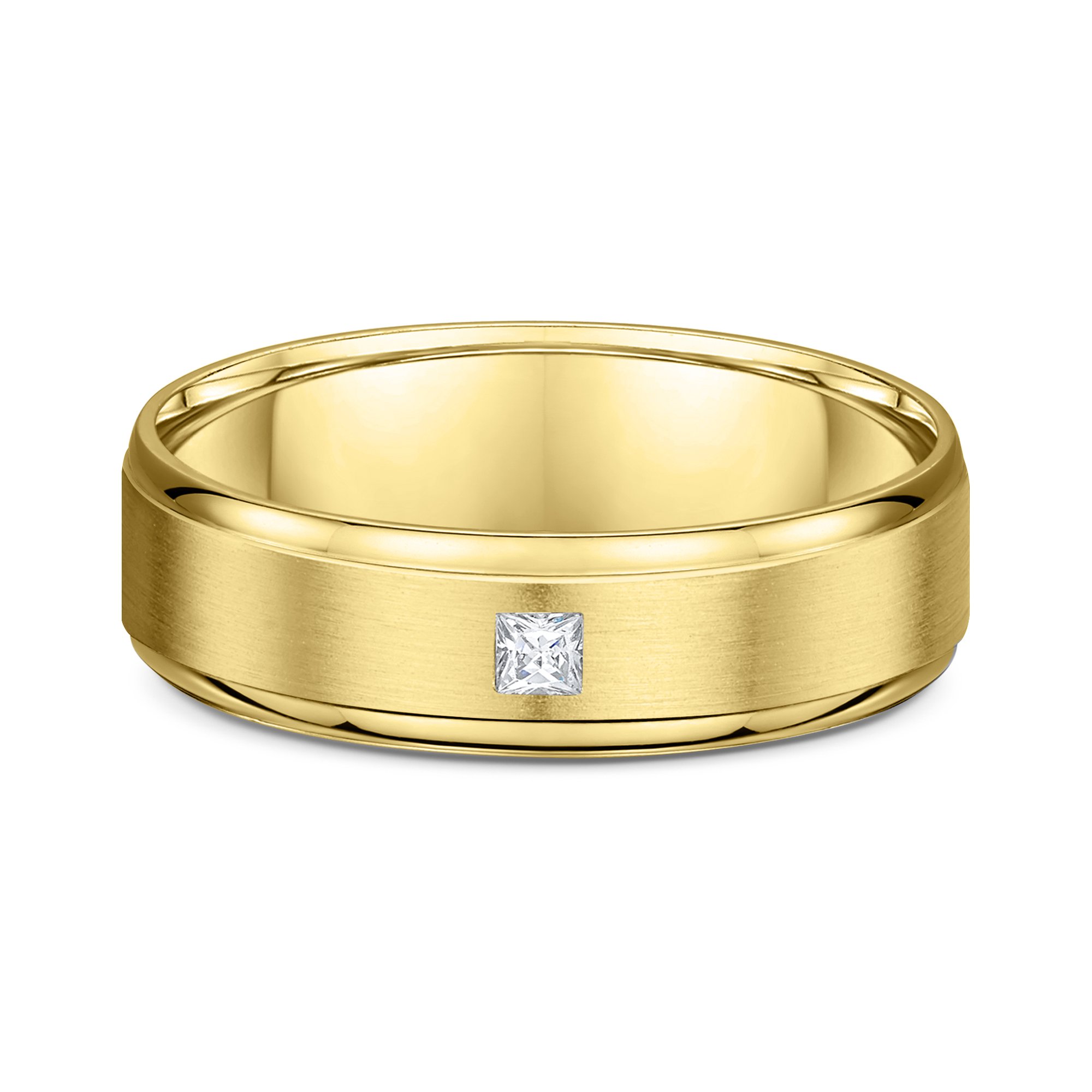 Oscar Mens Wedding Ring - 9k Yellow Gold