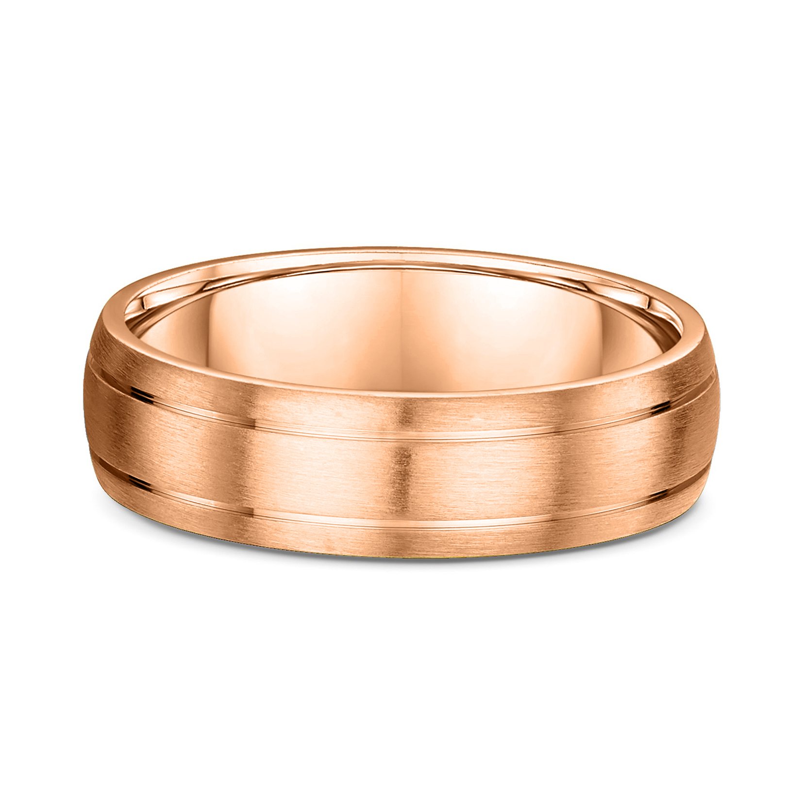 Patrick Mens Wedding Ring - 9k Rose Gold