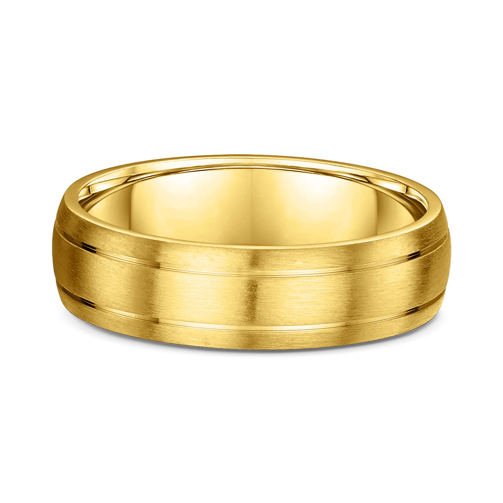 Patrick Mens Wedding Ring - 9k Yellow Gold