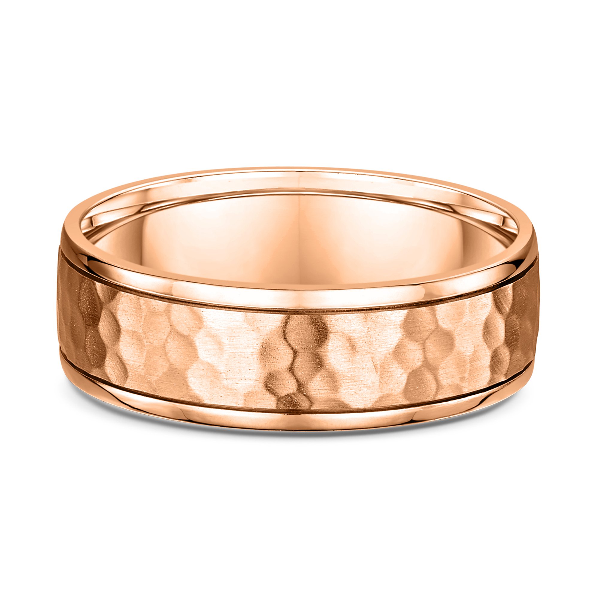 Paul Mens Wedding Ring - 9k Rose Gold