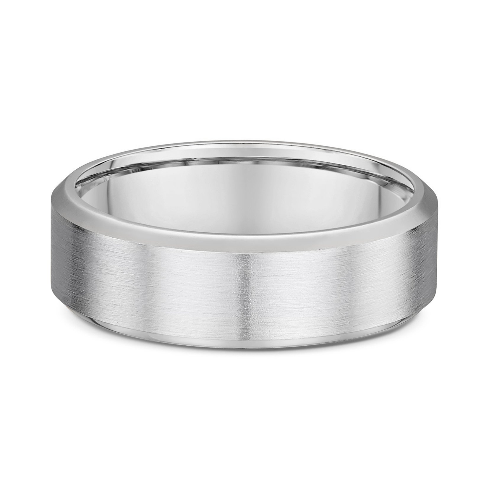 Peter Mens Wedding Ring - 9k White Gold