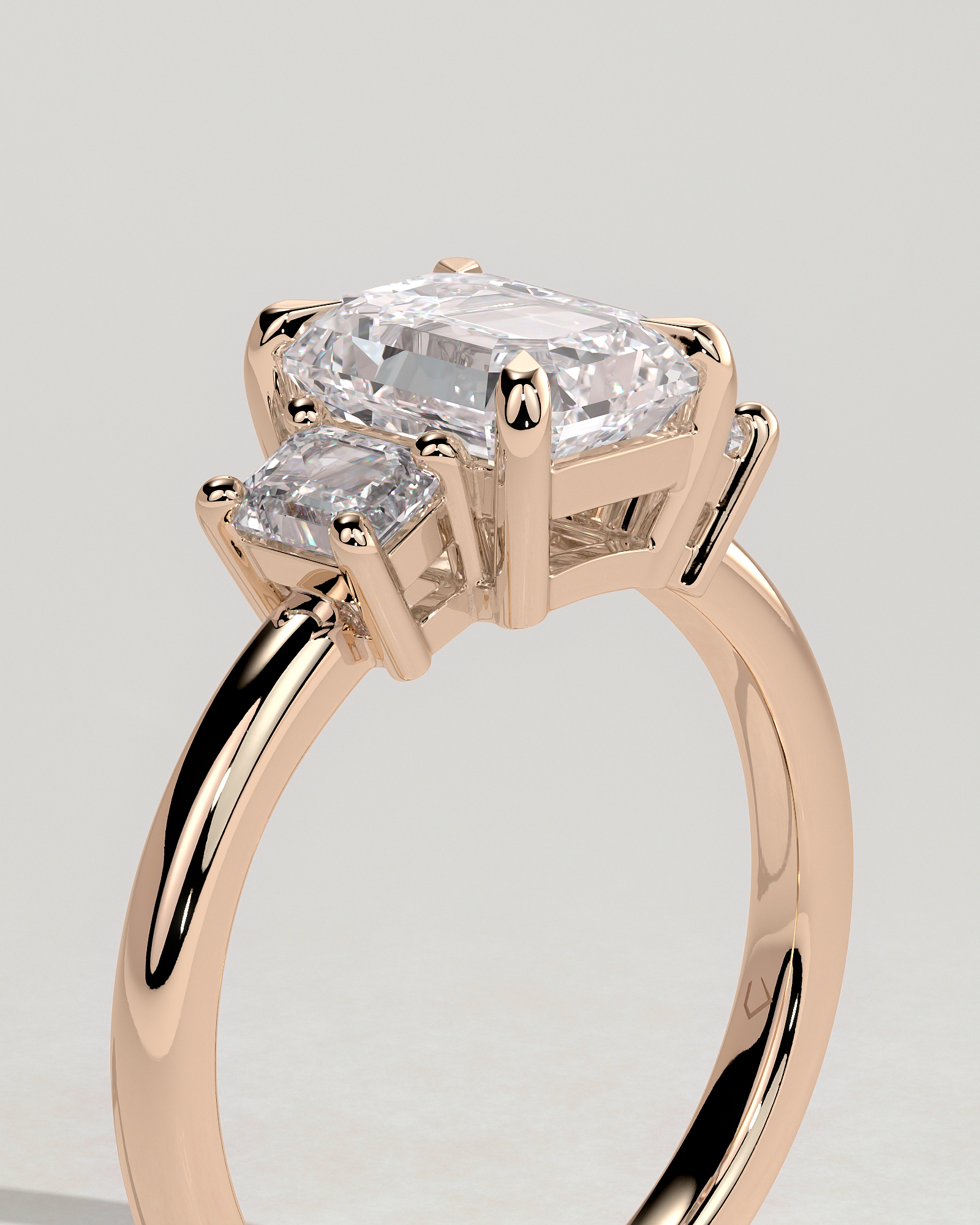 Silvana - Emerald Trilogy - 18k Rose Gold