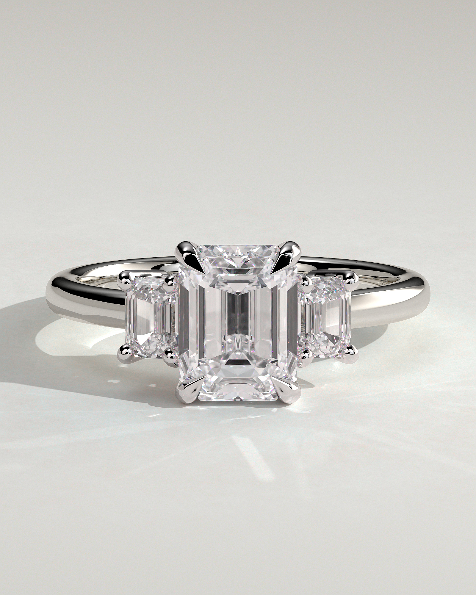 Silvana - Emerald Trilogy - 18k White Gold