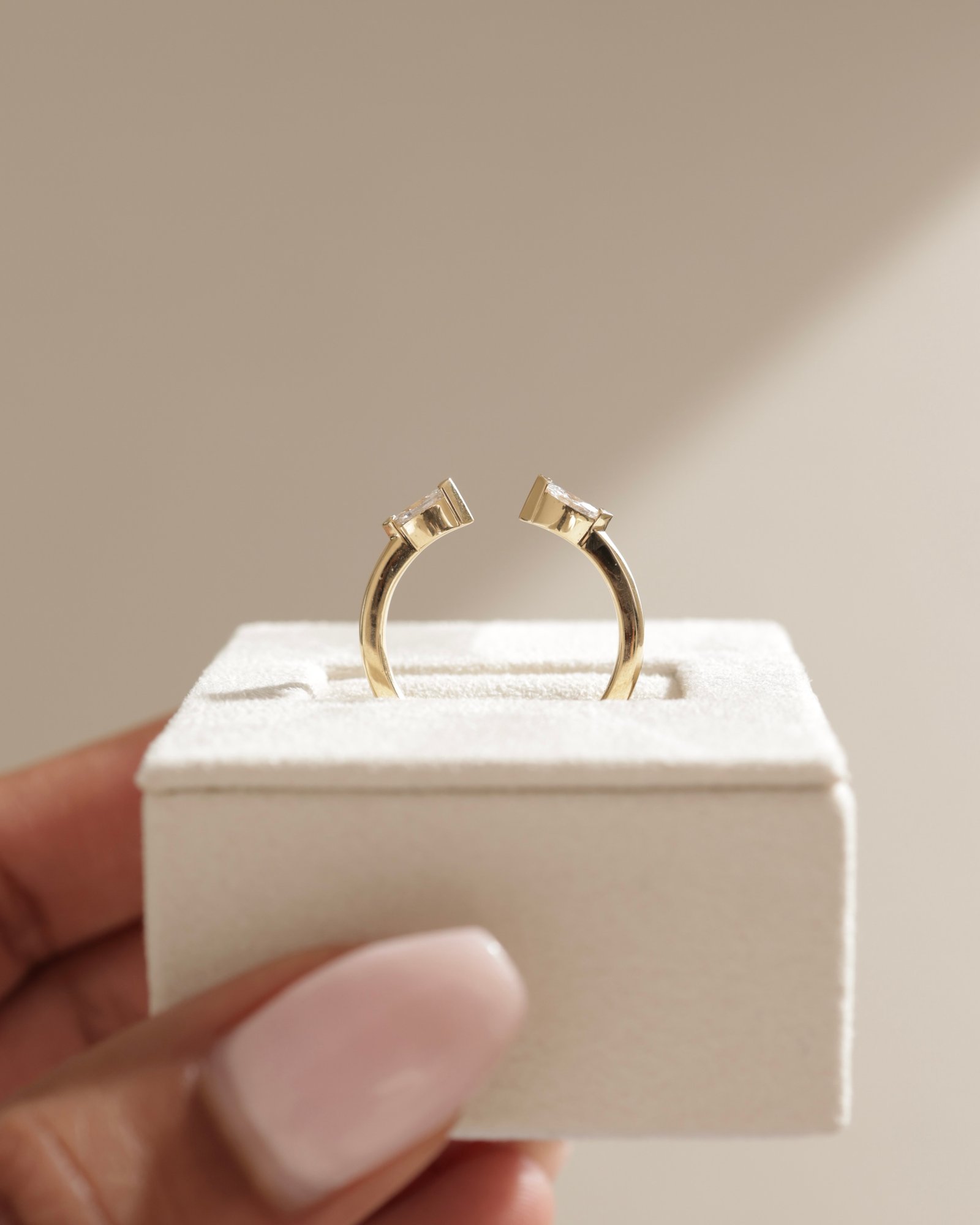 Sky - Marquise Open Wedding Ring Lifestyle Image