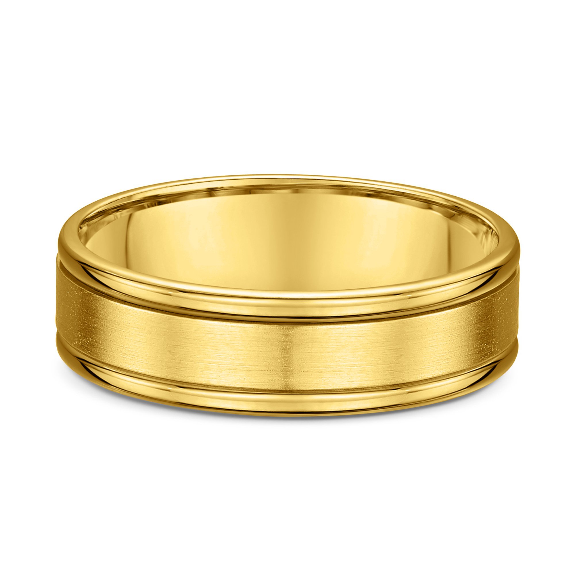 Stephen Mens Wedding Ring - 9k Yellow Gold