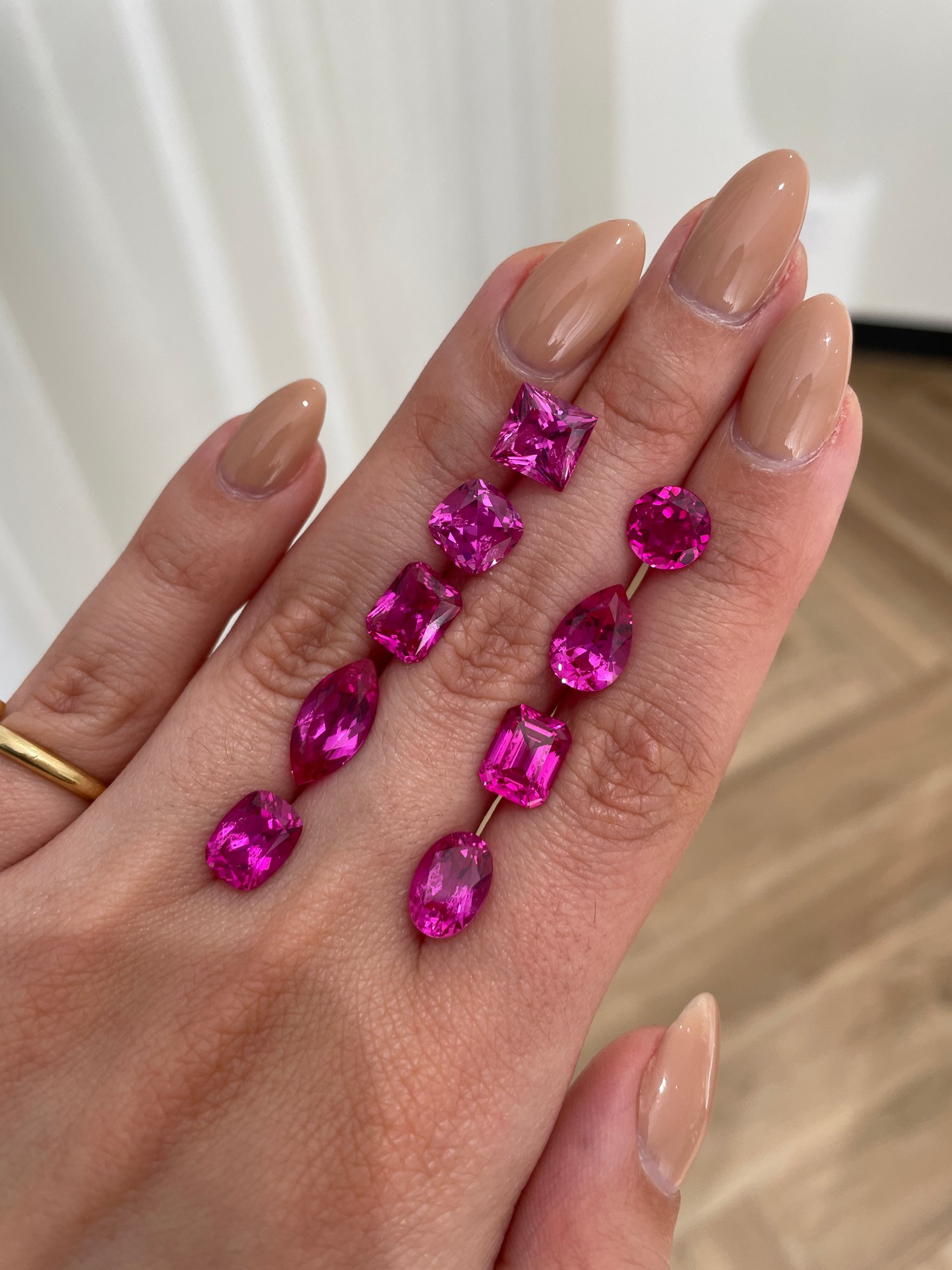 Elongated Cushion Sapphire Stone Lifestyle Image