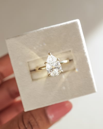 2.91ct pear diamond