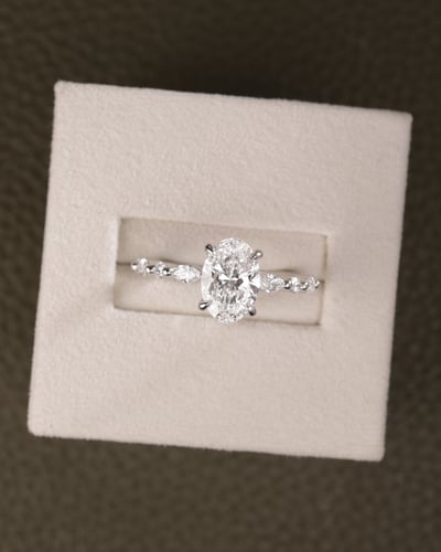 1.61ct oval diamond