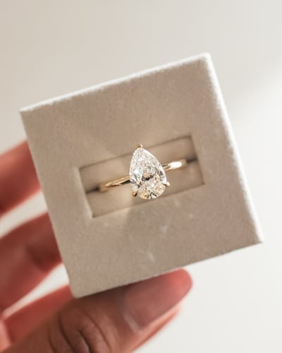 2.08ct pear diamond