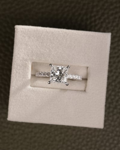 2.05ct princess diamond