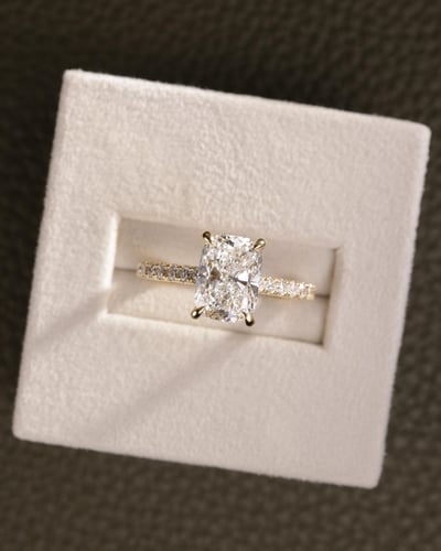 2.00ct elongated cushion diamond