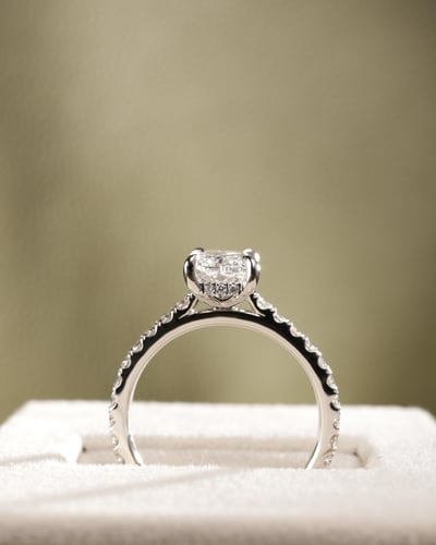 1.51ct elongated cushion diamond