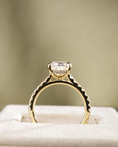 2.53ct elongated cushion diamond