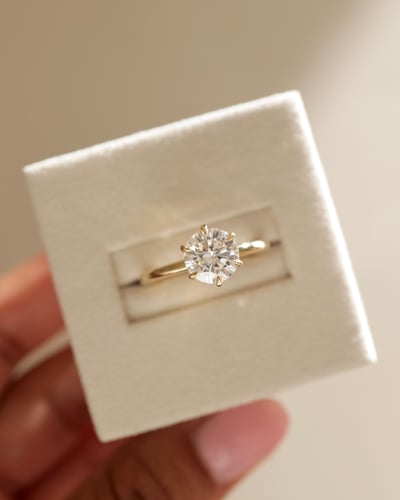 7.5mm round moissanite