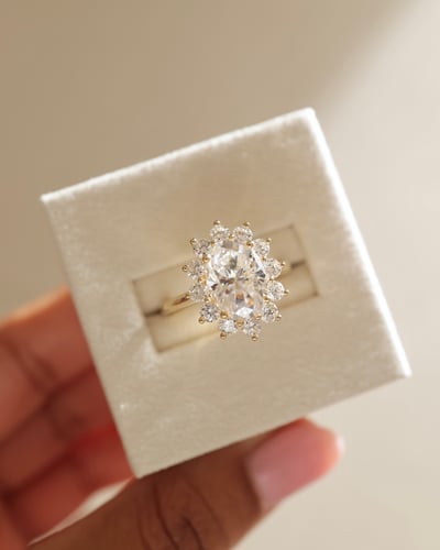 11x8mm oval moissanite