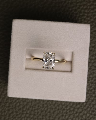 1.79ct elongated cushion diamond