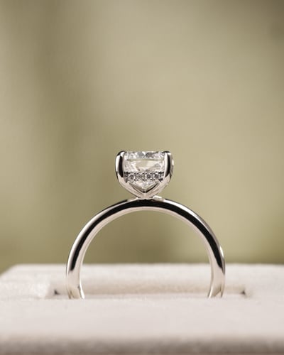 2.48ct elongated cushion diamond