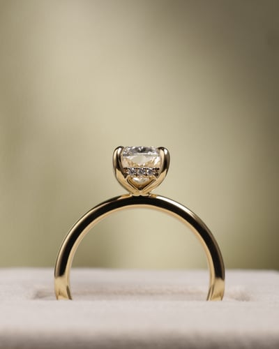 2.04ct elongated cushion diamond