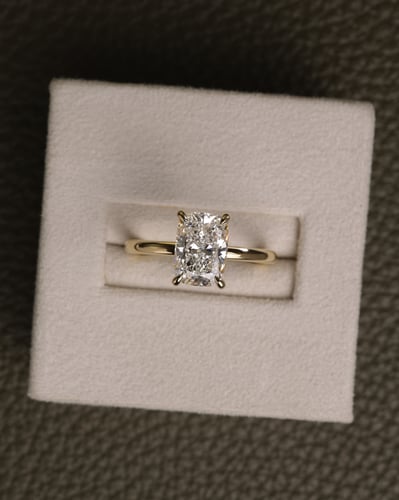 2.04ct elongated cushion diamond