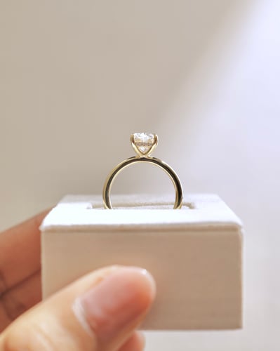 1.96ct elongated cushion diamond