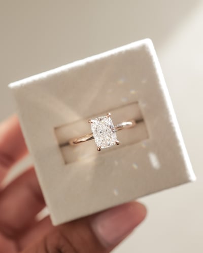1.52ct elongated cushion diamond