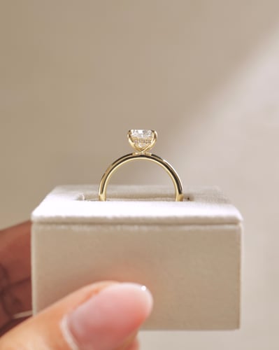 2.06ct elongated cushion diamond