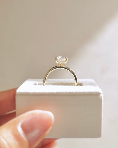 2.05ct elongated cushion diamond