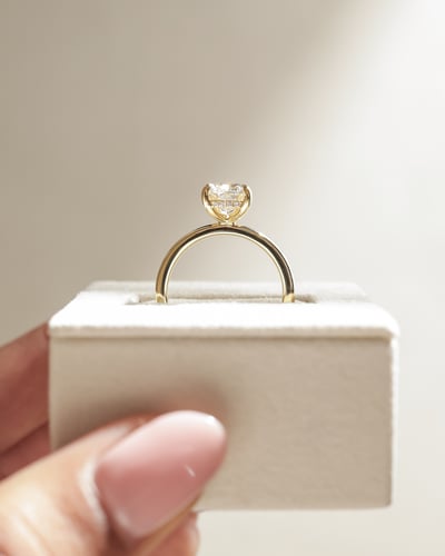 2.09ct elongated cushion diamond
