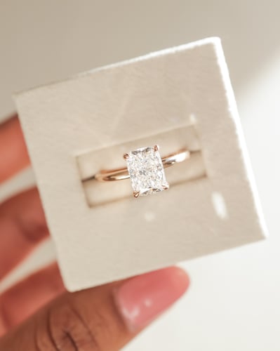 2.10ct elongated cushion diamond