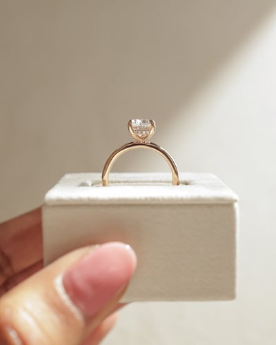 2.10ct elongated cushion diamond